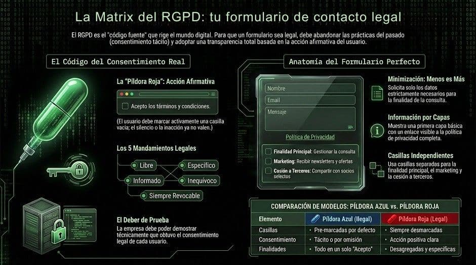 Formulario web y cumplimiento normativo