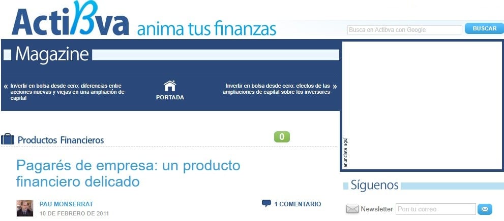 Pagarés de empresa