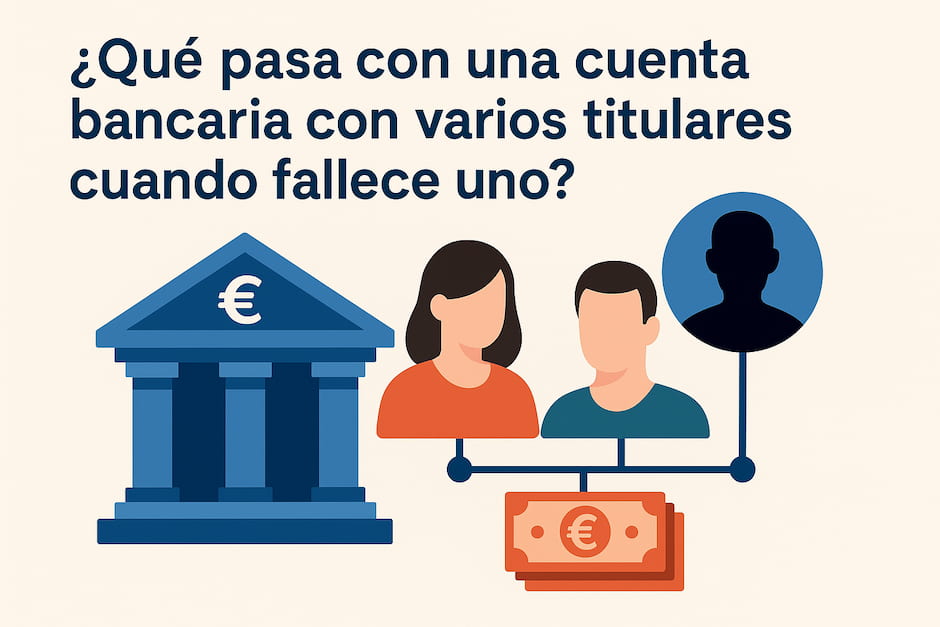 Cuentas con varios titulares, fallecimiento de uno