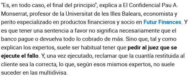 Declaraciones de Pau A. Monserrat en El Confidencial.