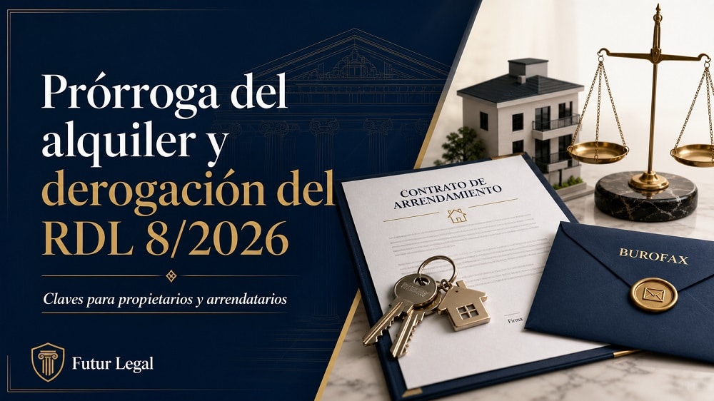 Prórroga del alquiler, burofax y derogación del Real Decreto-ley 8/2026