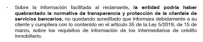 Conclusión Banco de España