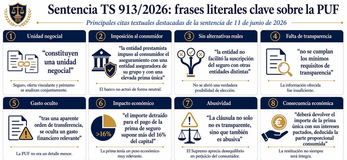 PUF: sentencia del Tribunal Supremo