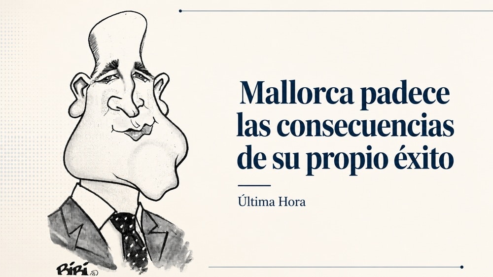 Caricatura en Última Hora de Pau A. Monserrat (agosto 2026)