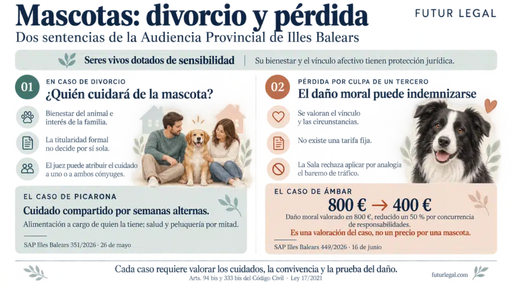 Mascota ante un divorcio